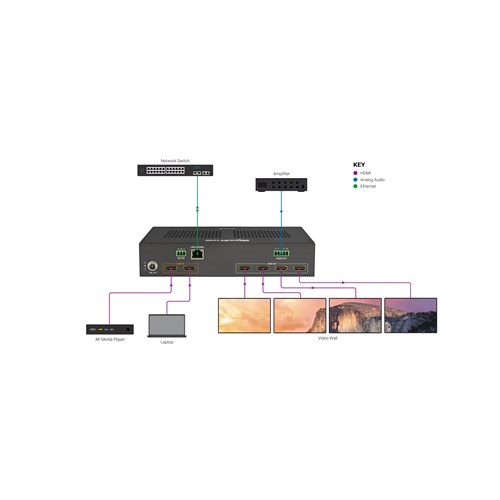 SW-0204-VW BasicWiringDiagram 1x4
